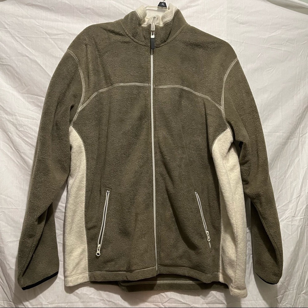 Fleece zip up jacket